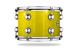 DS DRUM - REBEL CS MAPLE/MAHOGANY DRUMSTEL - YELLOW SPARKLE LQ